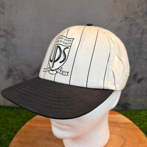 Stylemaster UPS Vintage Snapback Hat Mens One Size White Pinstripe Trucker